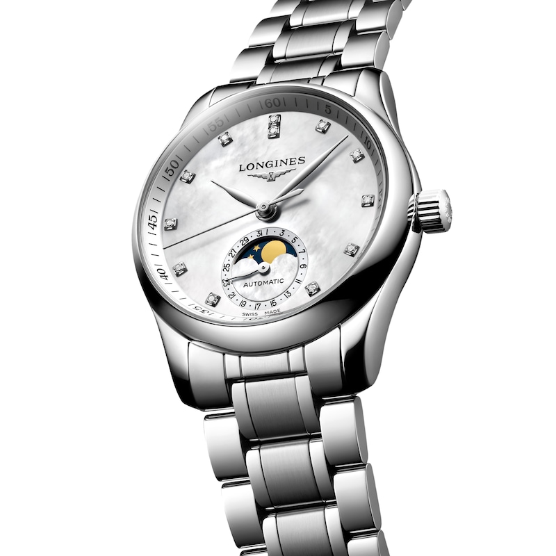 Main Image 2 of Longines Master Moonphase Ladies' Watch L24094876