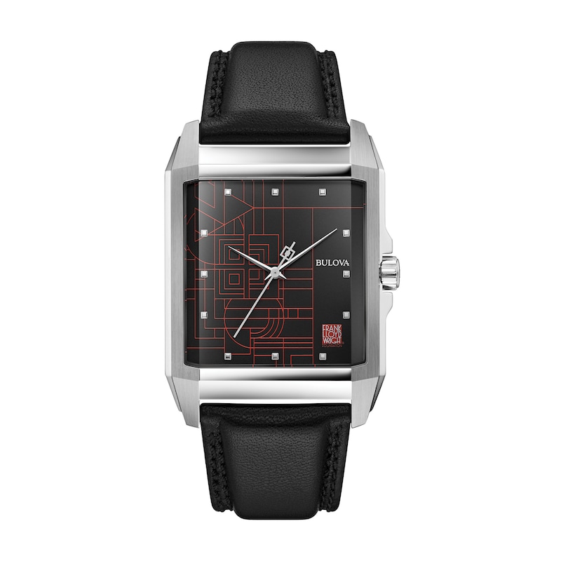 Bulova Frank Lloyd Wright December Gifts Men's Watch 96A223