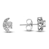 Thumbnail Image 0 of Natural Topaz Earrings 1/15 ct tw Diamonds 14K White Gold