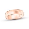 Thumbnail Image 1 of Polished Wedding Band 14K Rose Gold 6.0mm