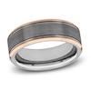 Thumbnail Image 0 of Wedding Band Two-Tone Tungsten 8mm