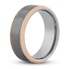 Thumbnail Image 2 of Wedding Band Two-Tone Tungsten 8mm