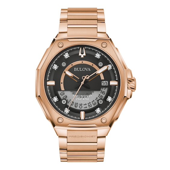 Jared The Galleria Of Jewelry Bulova Precisionist Stainless Steel Mens Watch 97D129