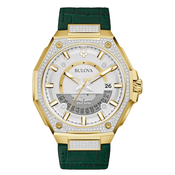 Jared The Galleria Of Jewelry Bulova Precisionist Stainless Steel Mens Watch 98J121