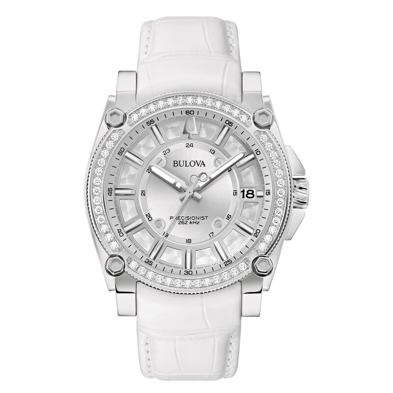 Main Image 1 of Bulova Precisionist Stainless Steel Women's Watch 96J122