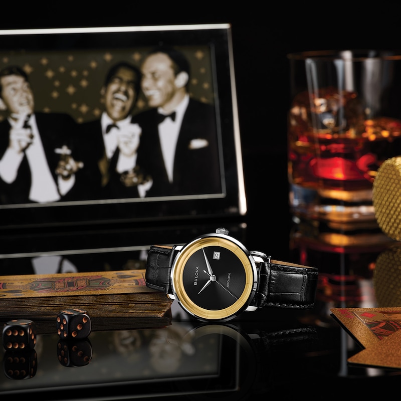 Bulova Frank Sinatra Rat Pack Men's Automatic Watch 96B406