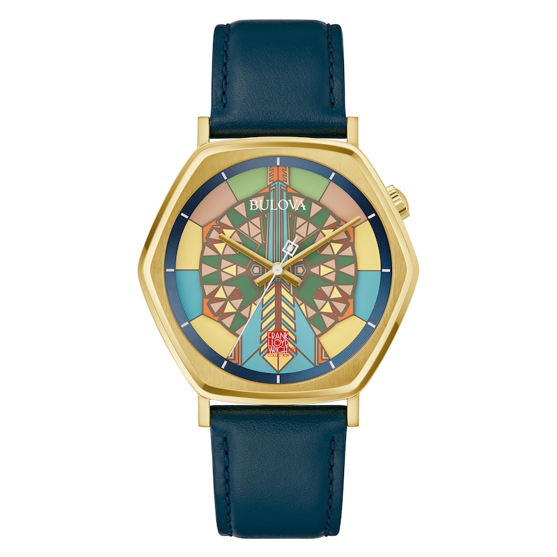 Main Image 1 of Bulova Frank Lloyd Wright Imperial Hotel Men's Watch 97A177