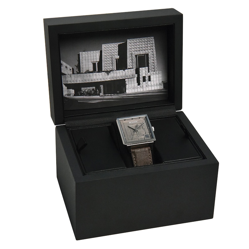 Main Image 4 of Bulova Frank Lloyd Wright Ennis House Men's Watch 96A314