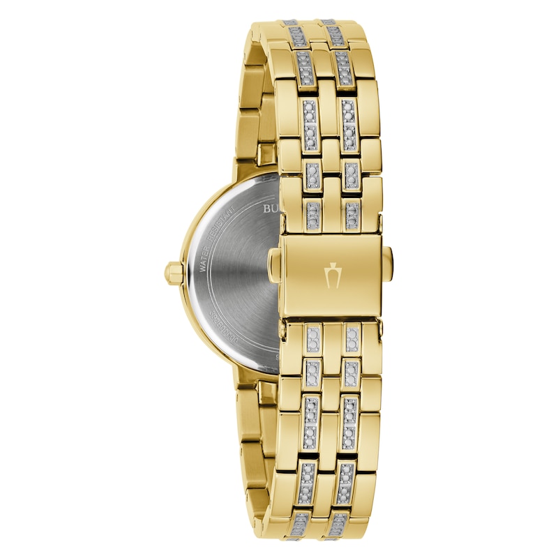 Main Image 3 of Bulova Crystal Collection Women's Watch & Necklace Gift Set 98X138