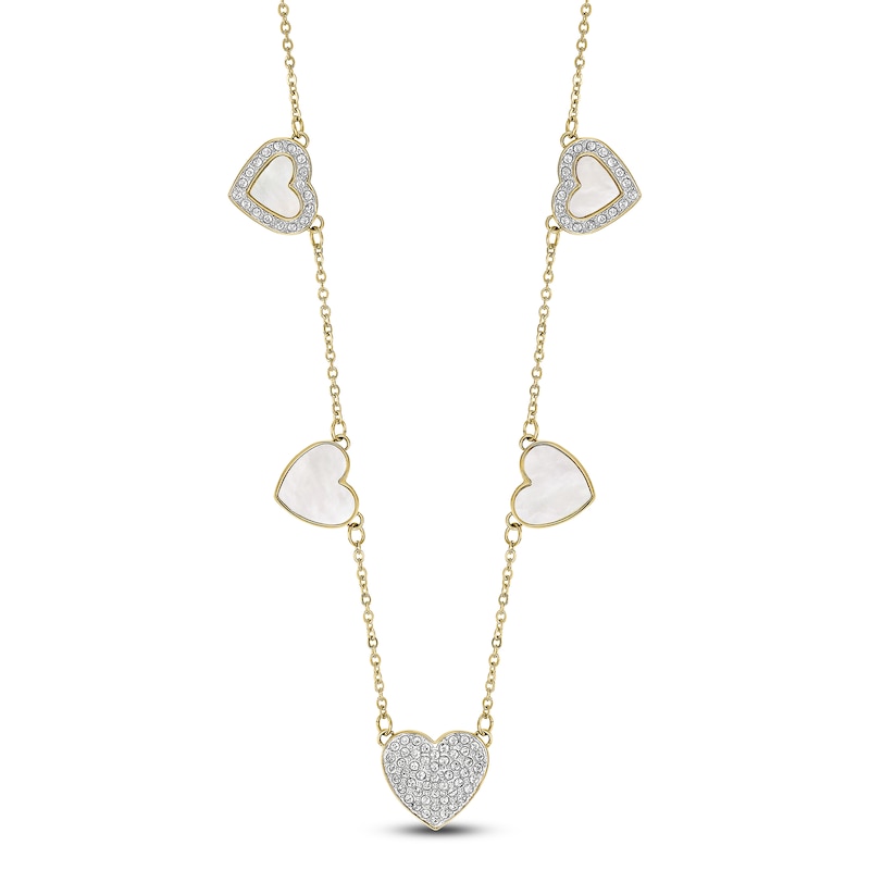 Main Image 4 of Bulova Crystal Collection Women's Watch & Necklace Gift Set 98X138