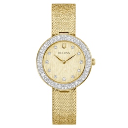 Bulova Champagne Crystal Women's Watch 98L321