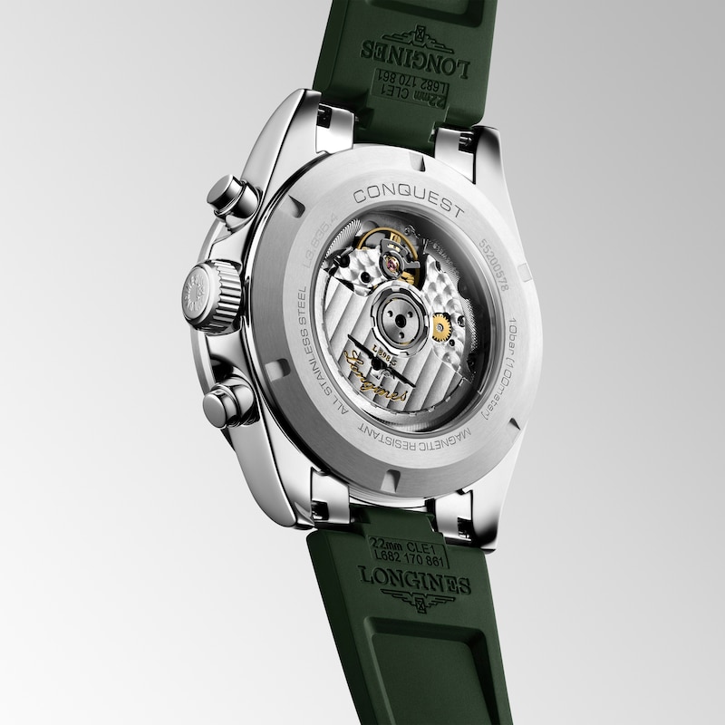 Main Image 3 of Longines Conquest Sport Chronograph Automatic Men's Watch with Ceramic Bezel L38354029