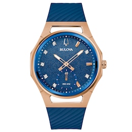 Bulova x Marc Anthony CURV Diamond Chronograph Women's Watch 97P174