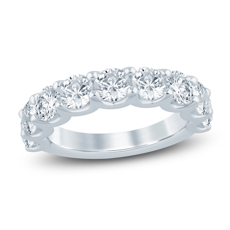 Main Image 1 of Lab-Grown Diamond Anniversary Ring 3 ct tw 14K White Gold