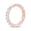 Thumbnail Image 2 of Princess-Cut Lab-Grown Diamond Eternity Band 3-3/8 - 4-1/3 ct tw 14K Rose Gold