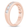 Thumbnail Image 2 of Lab-Grown Diamond Channel Wedding Band 1-1/2 ct tw 14K Rose Gold