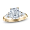 Thumbnail Image 1 of Vera Wang VOW Emerald-Cut Lab-Grown Diamond Engagement Ring 3-1/5 ct tw 14K Yellow Gold