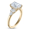 Thumbnail Image 2 of Vera Wang VOW Emerald-Cut Lab-Grown Diamond Engagement Ring 3-1/5 ct tw 14K Yellow Gold