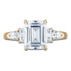 Thumbnail Image 3 of Vera Wang VOW Emerald-Cut Lab-Grown Diamond Engagement Ring 3-1/5 ct tw 14K Yellow Gold