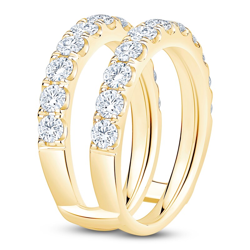 Main Image 2 of Lab-Grown Diamond Enhancer Ring 2 ct tw 14K Yellow Gold