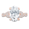 Thumbnail Image 3 of Oval-Cut Lab-Grown Diamond Engagement Ring 3-1/4 ct tw 14K Rose Gold