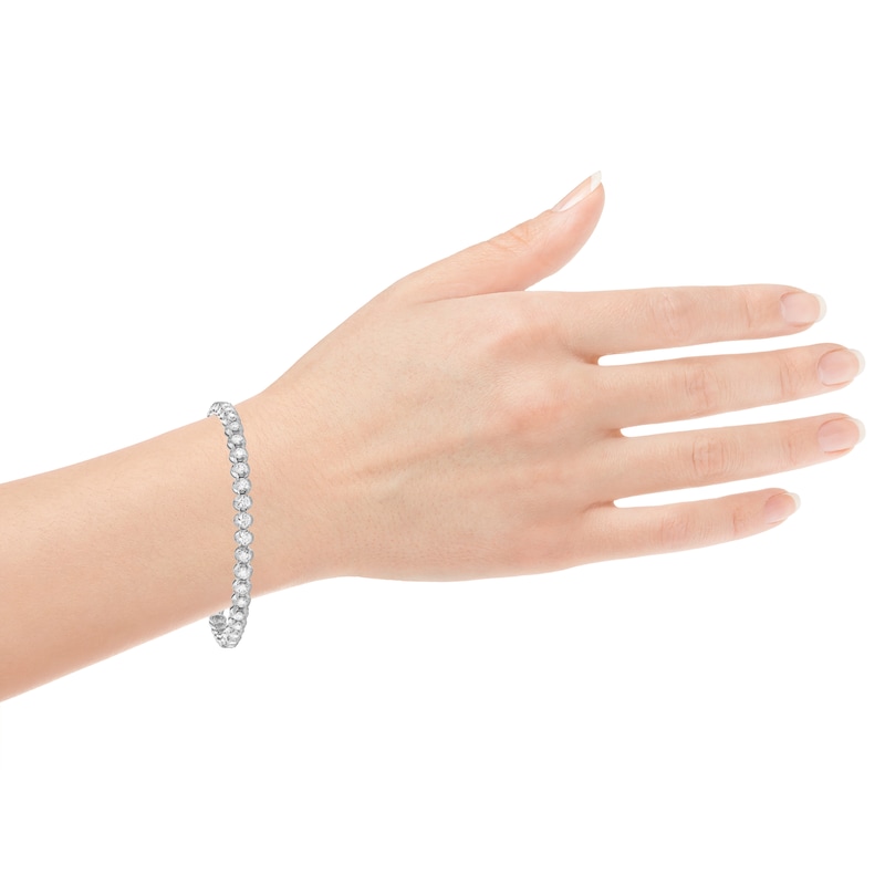 Main Image 4 of Diamond Tennis Bracelet 5 ct tw 14K White Gold 7"