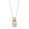 Thumbnail Image 1 of Yoko London Akoya Cultured Pearl & Diamond Necklace 1/4 ct tw 18K Yellow Gold 18"