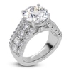 Thumbnail Image 2 of Round-Cut Lab-Grown Diamond Engagement Ring 4-3/4 ct tw 14K White Gold