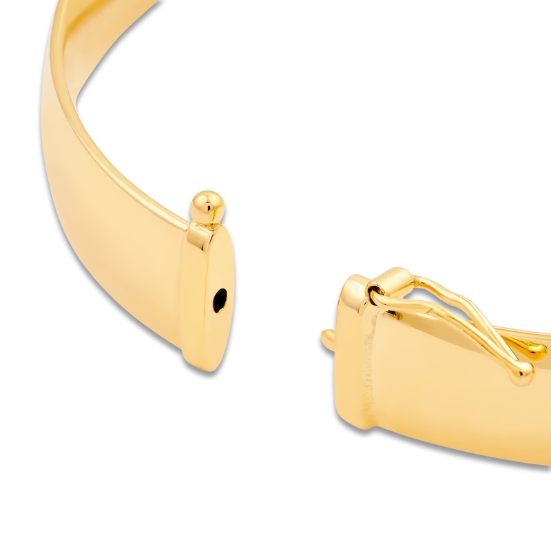 Main Image 3 of Polished Bangle Bracelet 14K Yellow Gold 8mm