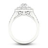 Thumbnail Image 3 of Jared Signature Lab-Grown Diamond Fashion Ring 1 ct tw Round 14K White Gold