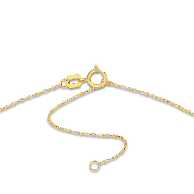 Main Image 4 of Dolphin Necklace 14K Yellow Gold 18"