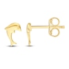Thumbnail Image 1 of Dolphin Stud Earrings 14K Yellow Gold