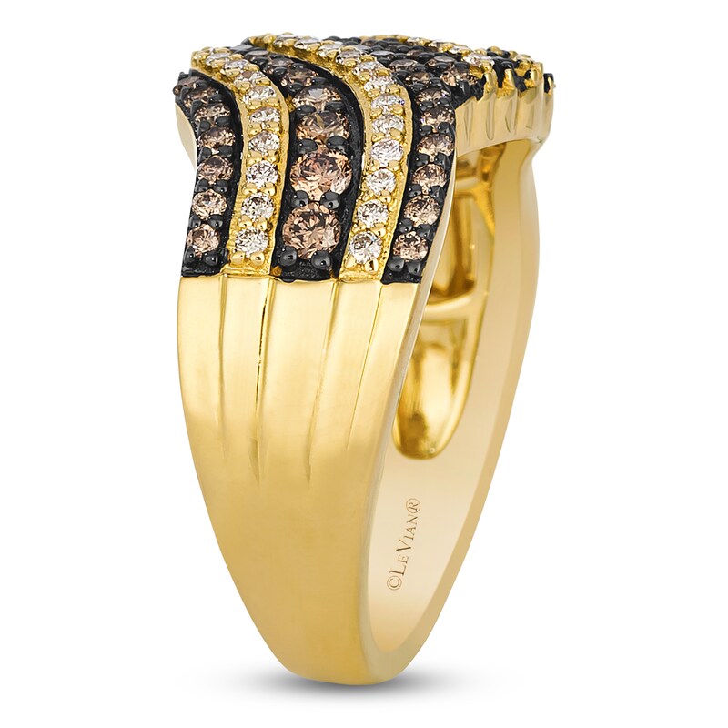 Main Image 3 of Le Vian Diamond Bypass Ring 7/8 ct tw 14K Honey Gold