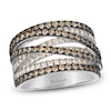 Thumbnail Image 1 of Le Vian Diamond Multi-Row Crisscross Ring 1-7/8 ct tw 14K Vanilla Gold