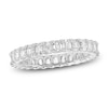 Thumbnail Image 1 of Emerald-Cut Lab-Grown Diamond Eternity Band 2 to 2-3/8 ct tw Platinum