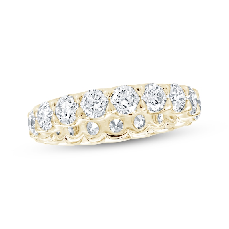 Main Image 1 of Lab-Grown Diamond Eternity Band 2-3/4 to 3-5/8 ct tw 14K Yellow Gold