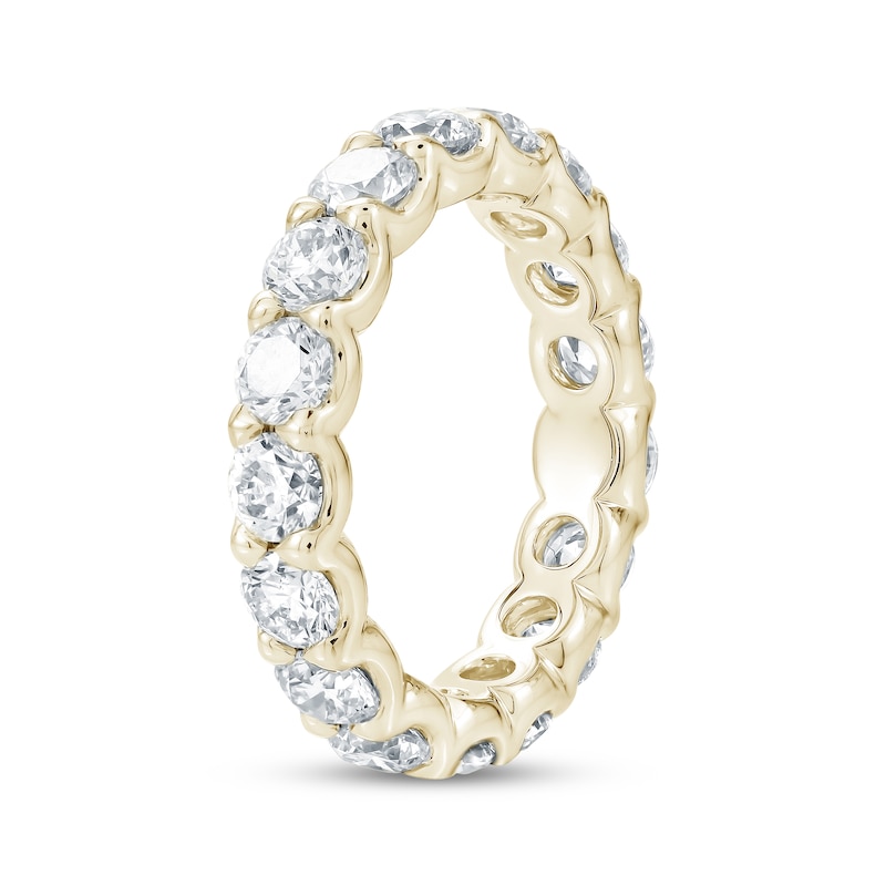 Main Image 2 of Lab-Grown Diamond Eternity Band 2-3/4 to 3-5/8 ct tw 14K Yellow Gold