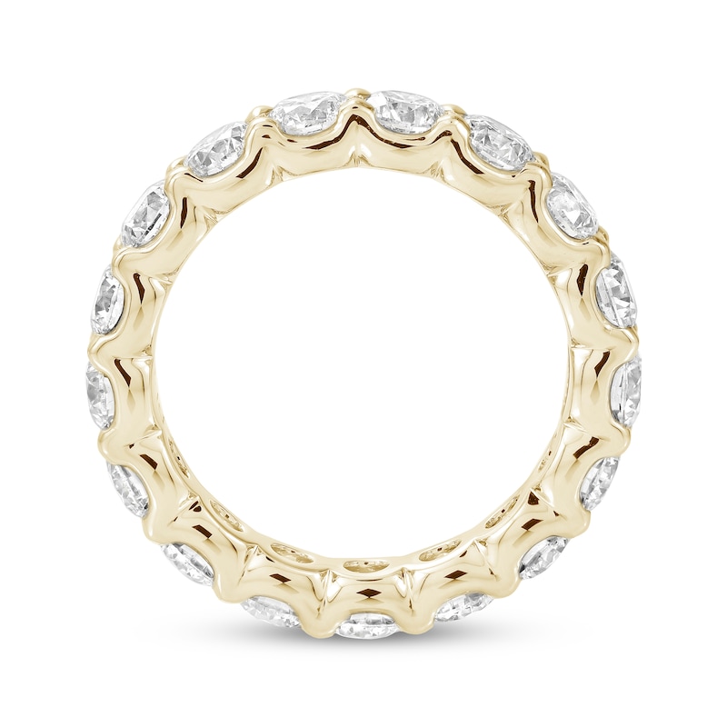 Main Image 3 of Lab-Grown Diamond Eternity Band 2-3/4 to 3-5/8 ct tw 14K Yellow Gold