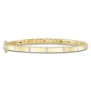 Thumbnail Image 1 of Shy Creation Diamond-Striped Bangle Bracelet 1/15 ct tw 14K Yellow Gold SC55026201RDZS