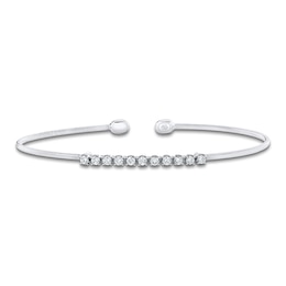 Shy Creation Corelli Collection Diamond Flex Bangle 3/8 ct tw 14K White Gold B22001121ZS