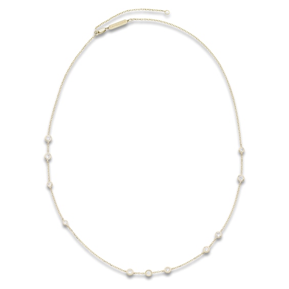 Constellations by Jared Lab-Grown Diamond Capricorn Necklace 3/4 ct tw 10K Yellow Gold 18"