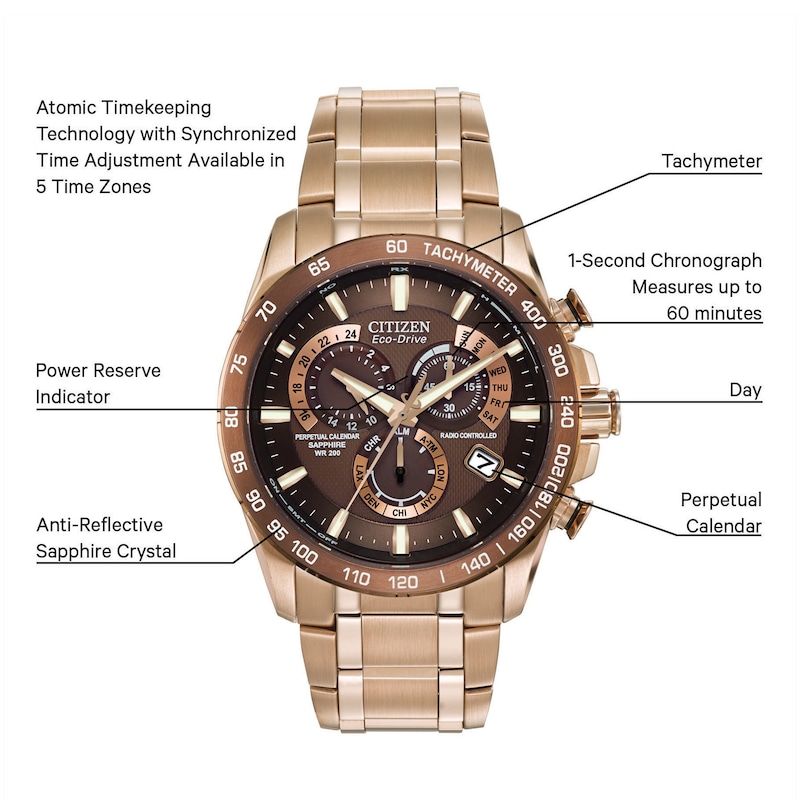 Main Image 3 of Citizen PCAT Stainless Steel Men's Watch AT4106-52X