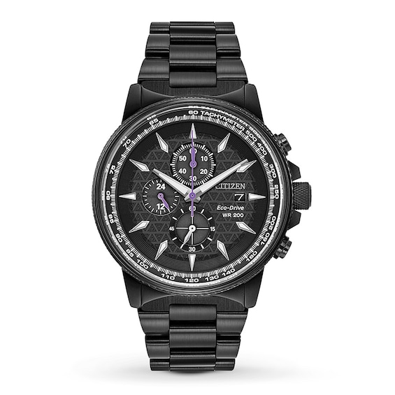 Jared The Galleria Of Jewelry Citizen Marvel Black Panther Mens Chronograph Ca0297-52W