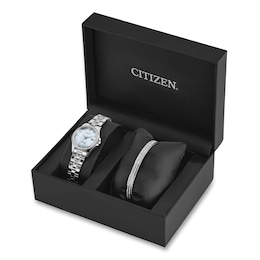 Citizen Silhouette Crystal Women's Watch Boxed Set EW1841-66D