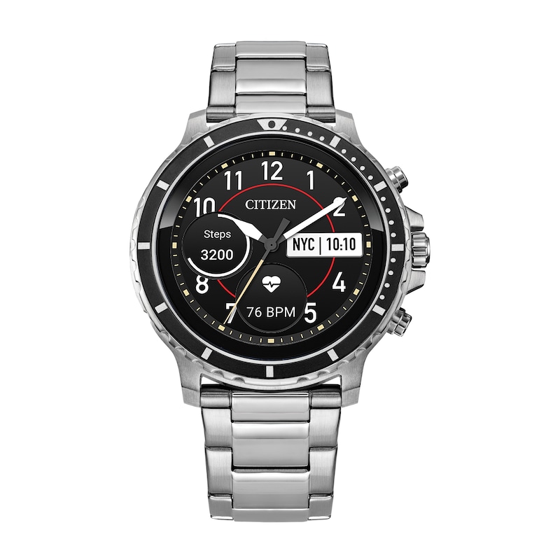 Main Image 1 of Citizen CZ Smart Men’s WearOS Touchscreen Smartwatch MX0008-56X