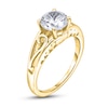 Thumbnail Image 2 of Diamond Solitaire Scroll Engagement Ring 3/4 ct tw Round 14K Yellow Gold (I2/I)
