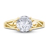 Thumbnail Image 3 of Diamond Solitaire Scroll Engagement Ring 3/4 ct tw Round 14K Yellow Gold (I2/I)