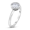 Thumbnail Image 2 of Diamond Solitaire Engagement Ring 3/4 ct tw Bezel-Set Round 14K White Gold (I2/I)