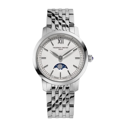 Frederique Constant Classics Slimline Moonphase Women's Quartz Watch FC-206SW1S6B