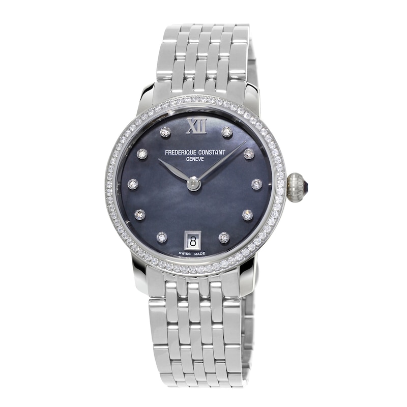 Frederique Constant Classics Slimline Women's Quartz Watch FC-220MPBD1SD26B